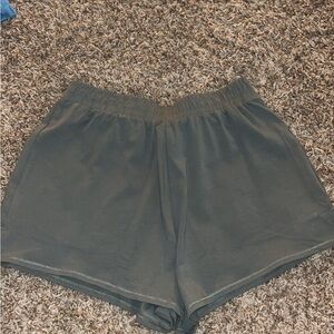 Gymshark Gray Athletic Shorts Elastic Waistband Soft Fabric